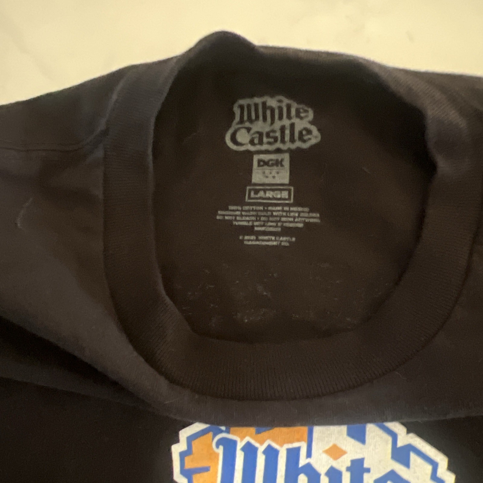 DGK x White Castle Collaboration T-Shirt – Black – Men’s Size Large RARE gallery