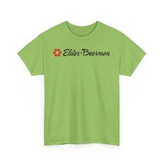 Elder-Beerman Red Hexagon Pattern Department Store Logo T-Shirt