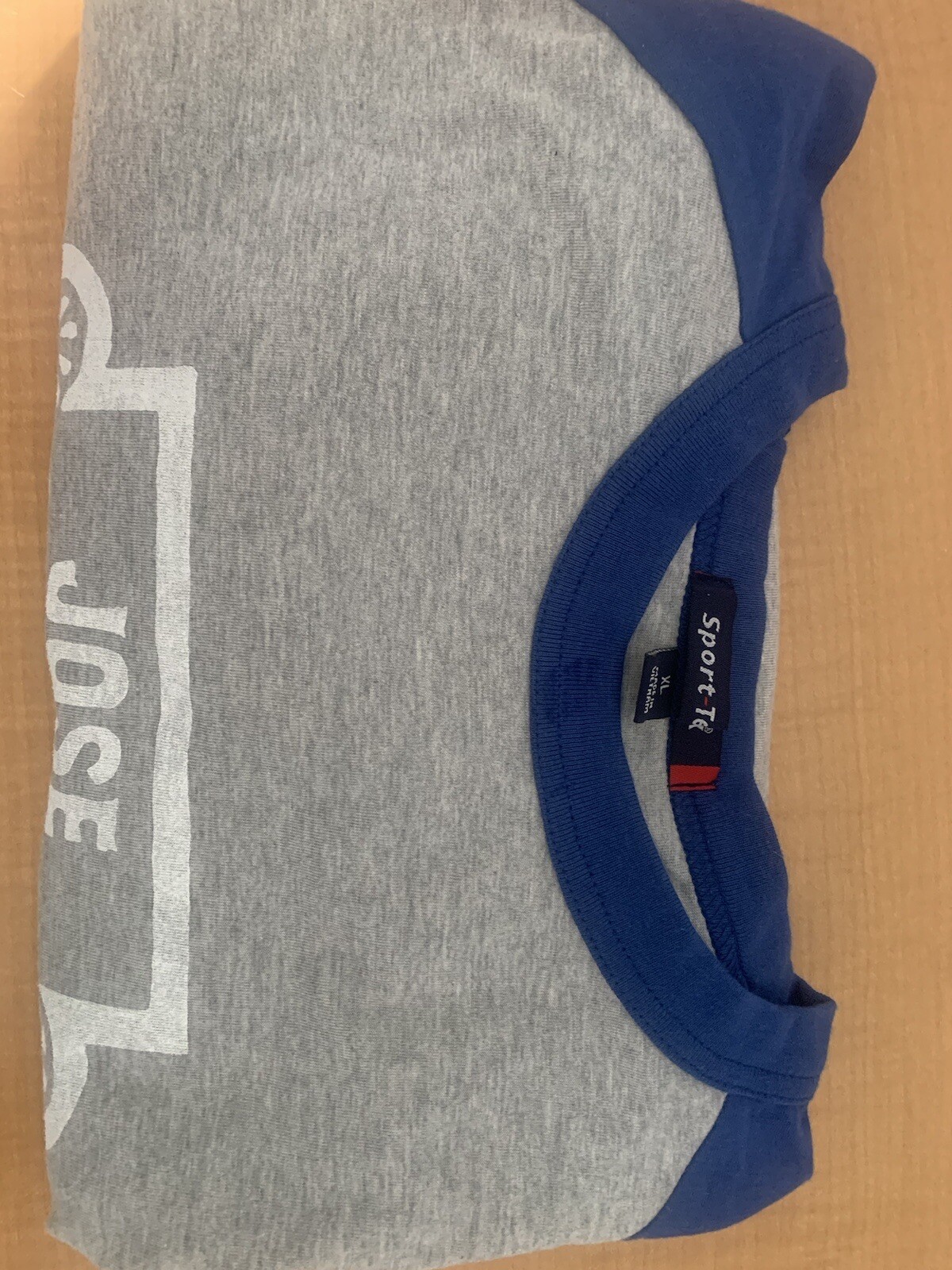 Jose Cuervo Mens Tshirt 3/4 Length Sleeve Size MED Brand New Grey W Blue Sleeves gallery