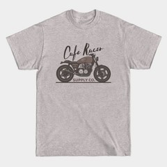 Cafe Racer Supple Classic Motorcycle Unisex Cotton T-Shirt Vintage Style S–5XL
