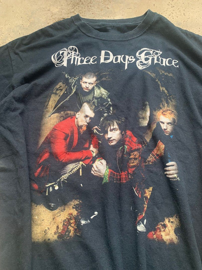 Three Days Grace Music For Lovers Black T-Shirt Cotton S-5XL