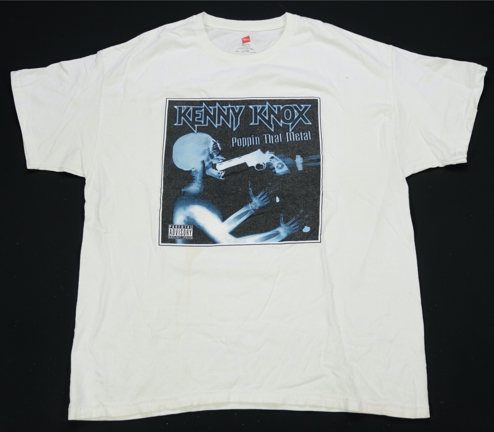 Rare Vintage Kenny Knox Poppin That Metal 2009 Single T Shirt 2000s Rapper SZ XL