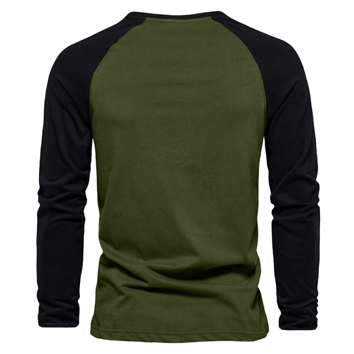 Mens Long Sleeve Raglan T-Shirt Baseball Team Teen Tee Fashion Crew Neck S-2X gallery