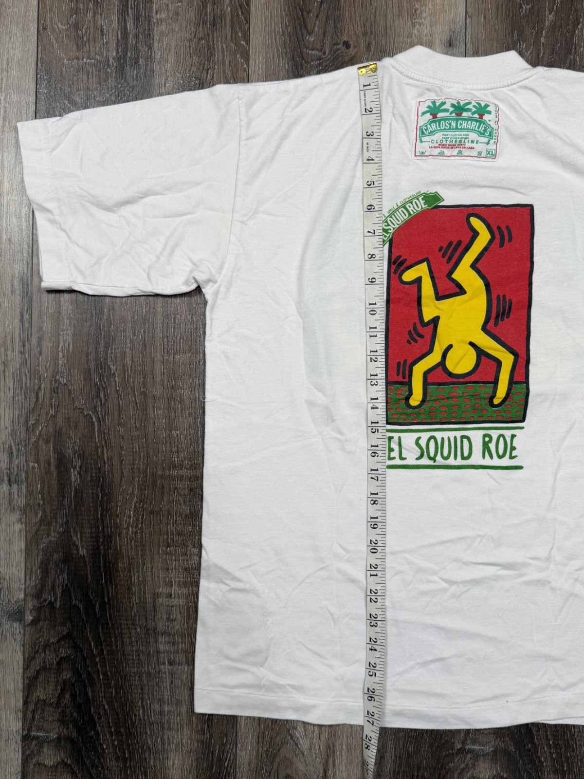Vintage El Squid Roe T-Shirt Size Large Cabo Mexico Keith Haring Single Stitch gallery