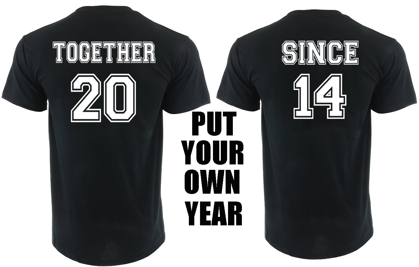 Together Since Couple Anniversary T-shirts Put Your Own Year Anniversary Gift gallery