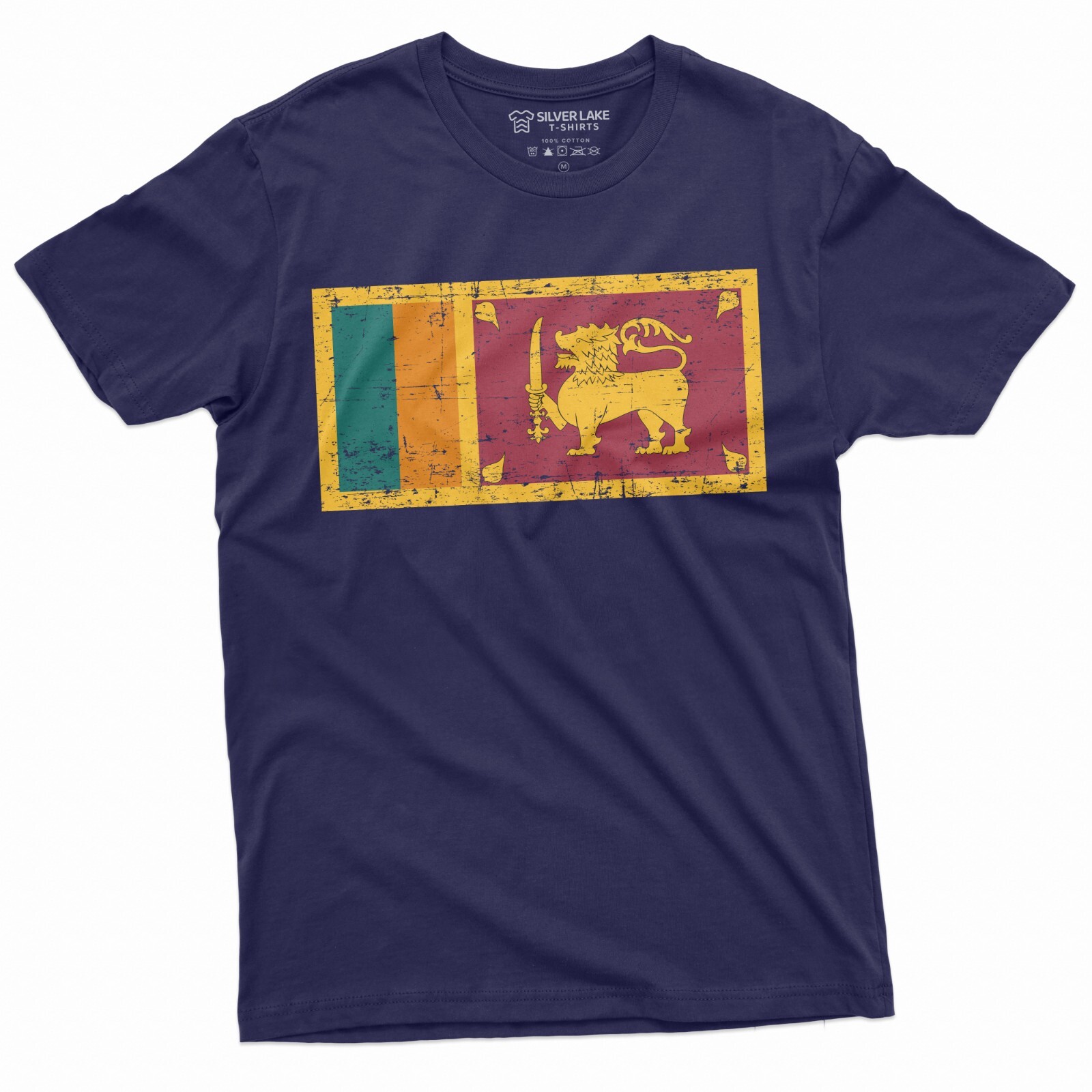Sri Lanka Flag T-shirt Sri Lanka Coat of Arms nationality Patriotic Unisex Shirt gallery