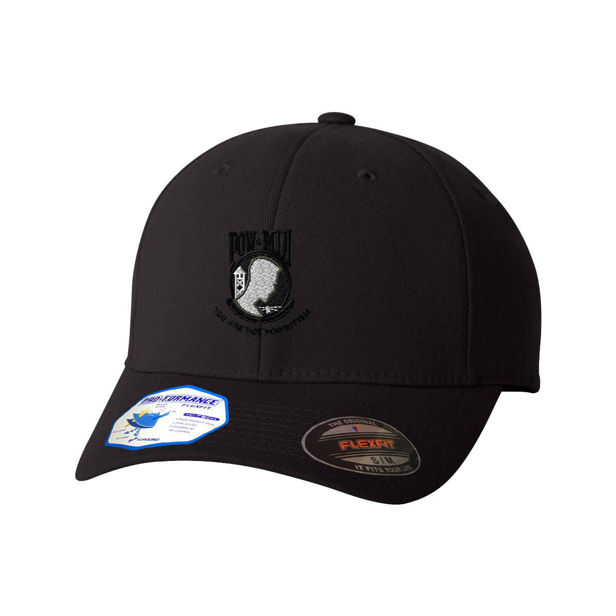 Flexfit Hats for Men & Women Pow Mia Embroidery Polyester Dad Hat Baseball Cap gallery