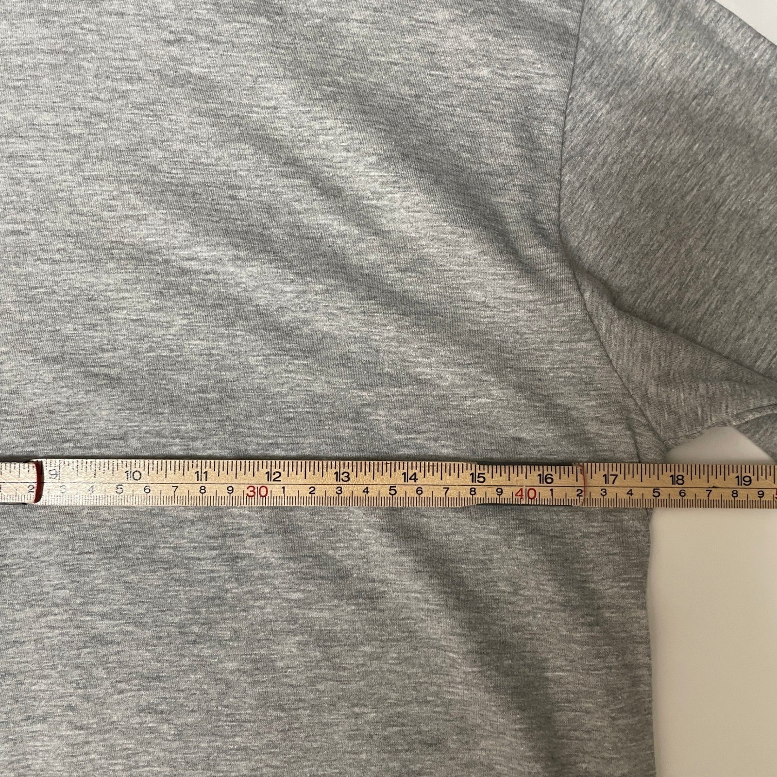 American Apparel Mens S Heather Grey Crew Neck Short Sleeve T-Shirt Cotton Norm gallery