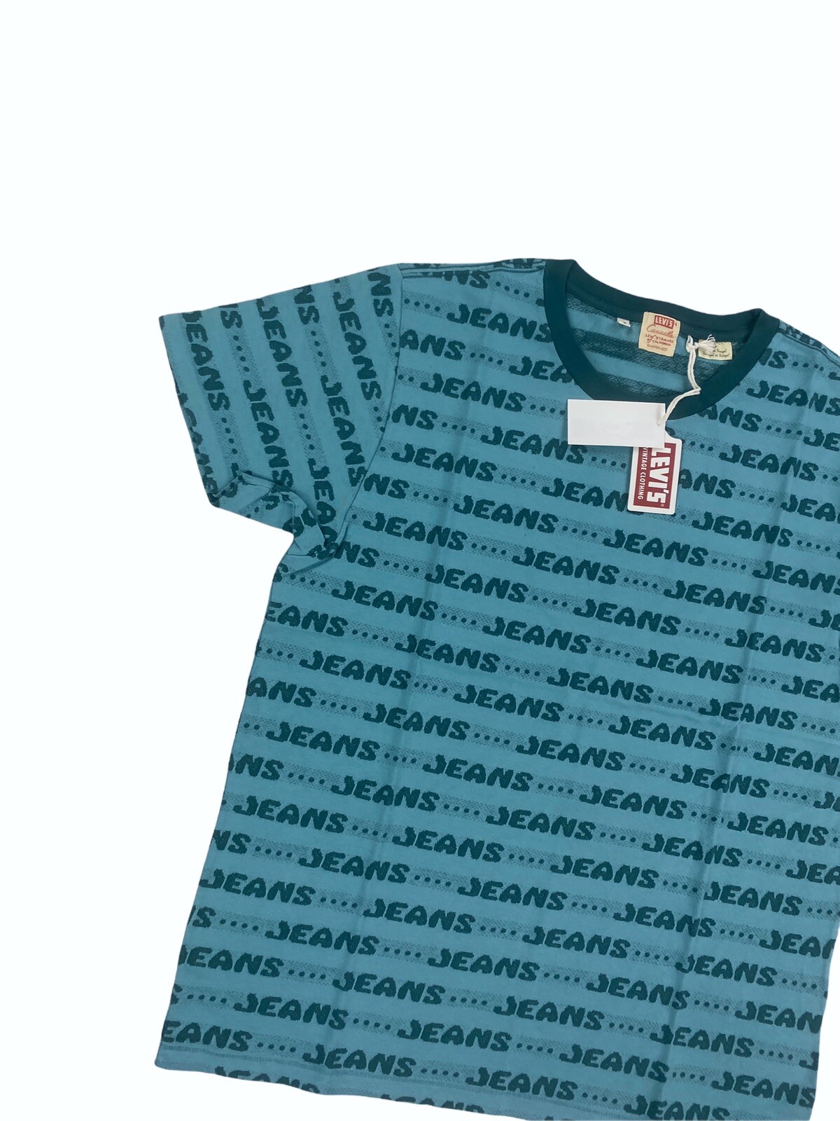 NEW Levi's Vintage Clothing LVC 1970's Jeans Graphic T Shirt Tee Blue Mens NWT gallery