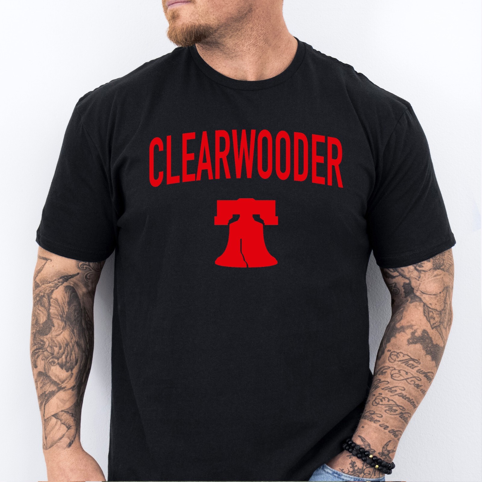 CLEARWOODER | Philadelphia Baseball themed Ring Spun Cotton T-Shirt gallery