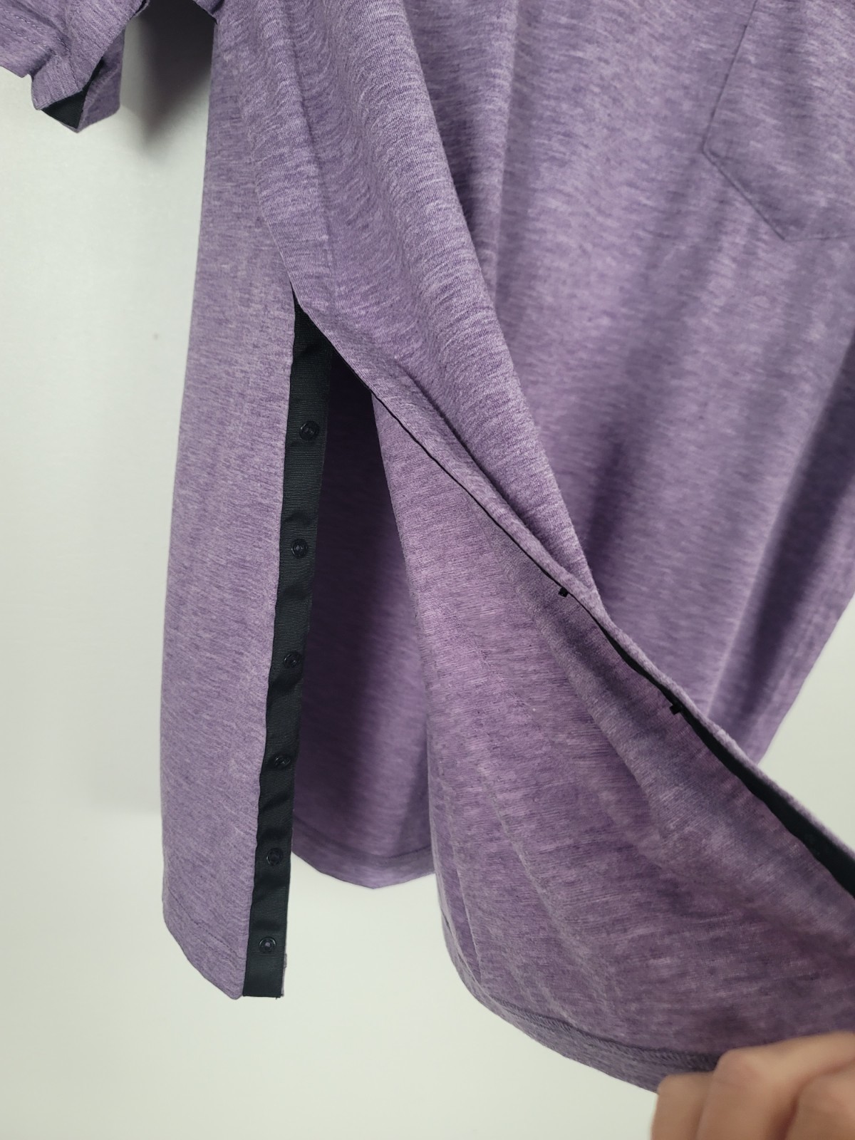 Unisex Post Shoulder Surgery Shirt Rotator Cuff Surgery Shirt Snap Tearaway Sz L gallery