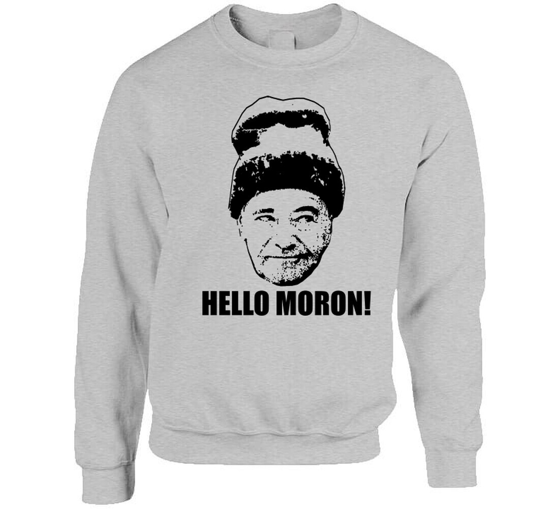 Grumpy Old Men Quote Hello Moron T Shirt gallery