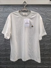 New Vivienne Westwood Unisex SprayOrb Classic T-shirt White Sz L