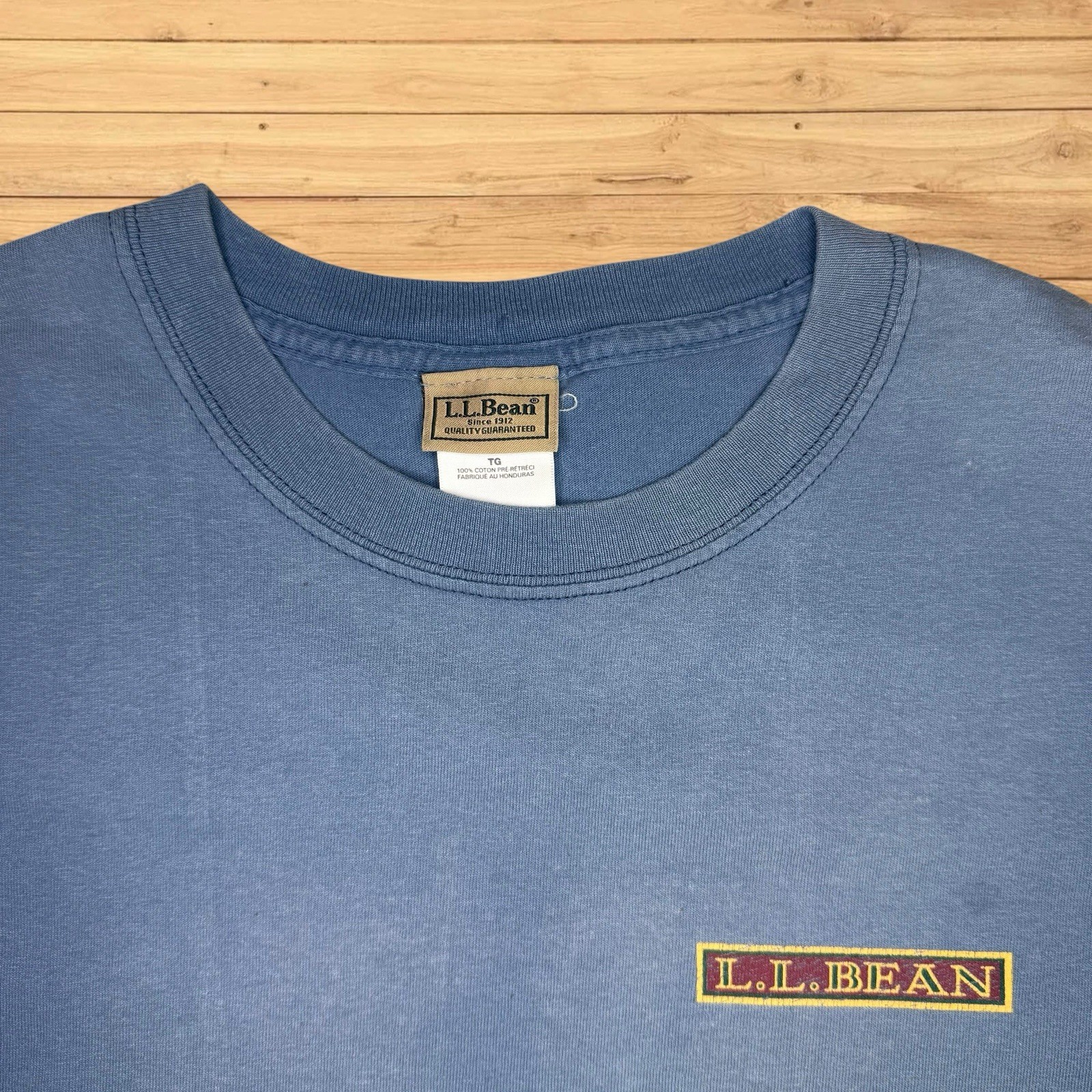 Vintage LL Bean T Shirt Mens Nature wilderness deer maine gallery