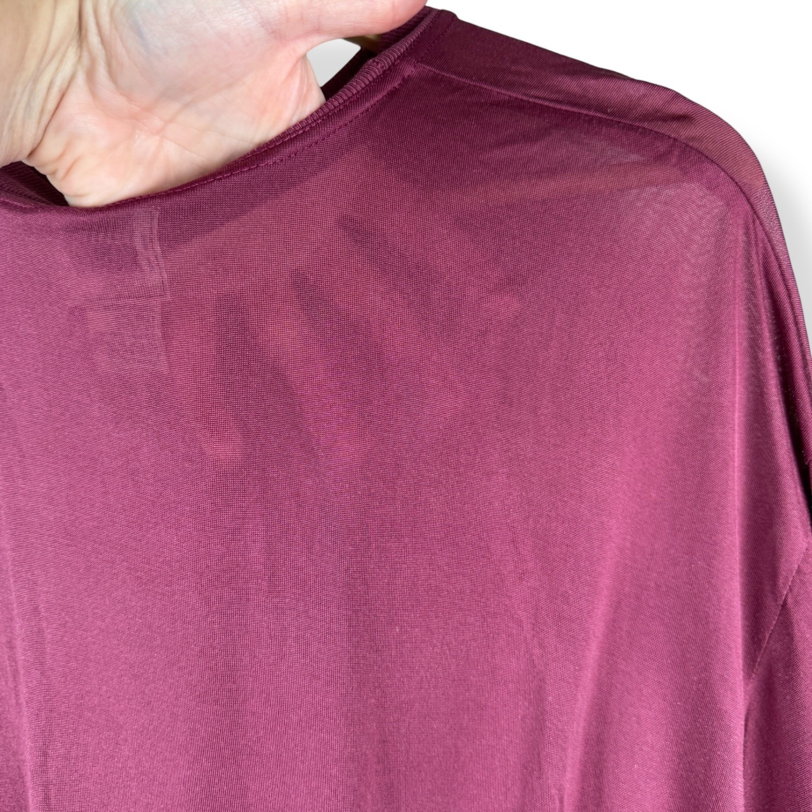 Vintage Reckless 90s 100% Silk Shirt Mens Size XL Semi Sheer Resort Clubwear Top gallery