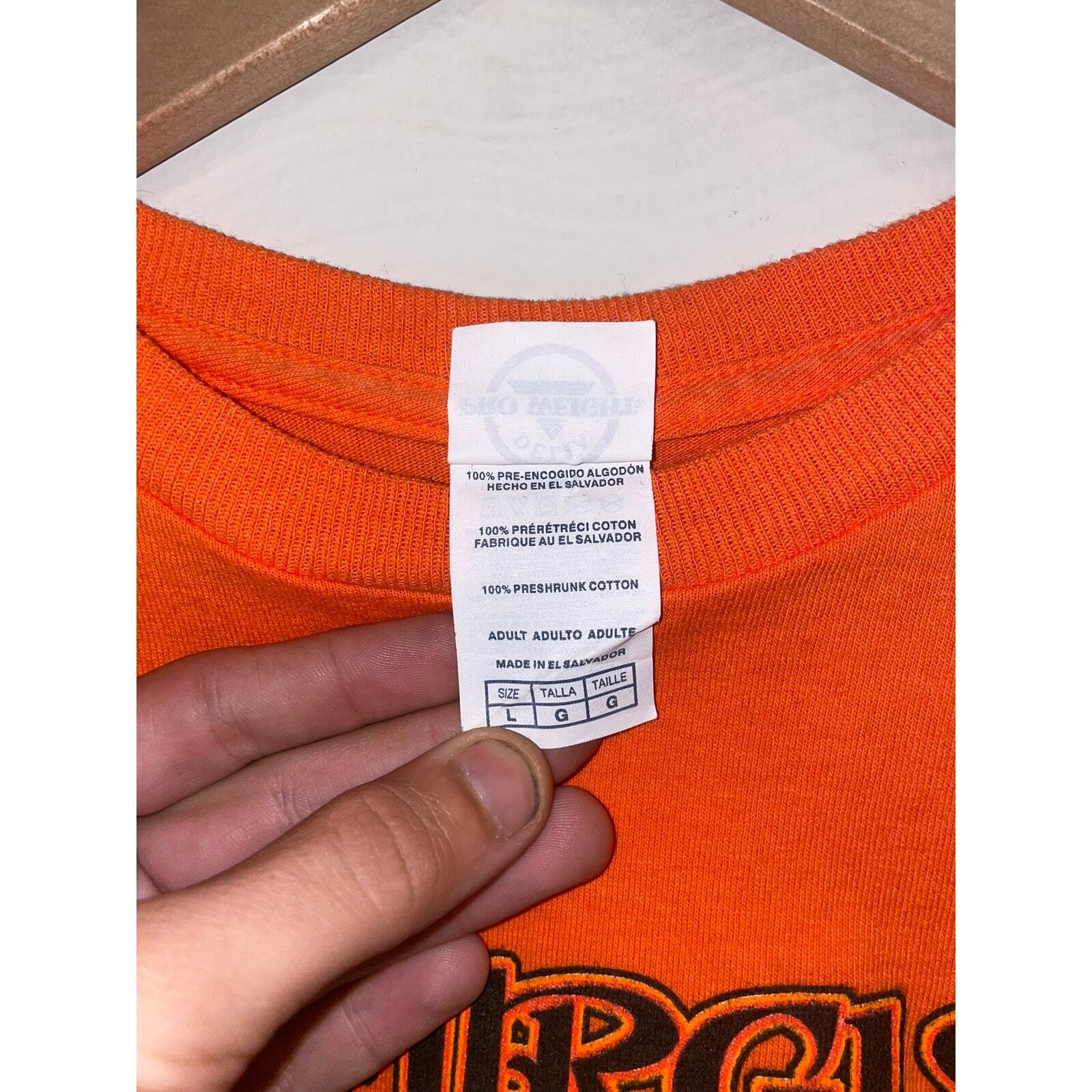 2009 Sturgis Black Hills Rally 69th Annual Orange Skull Shirt L Large 2000s gallery