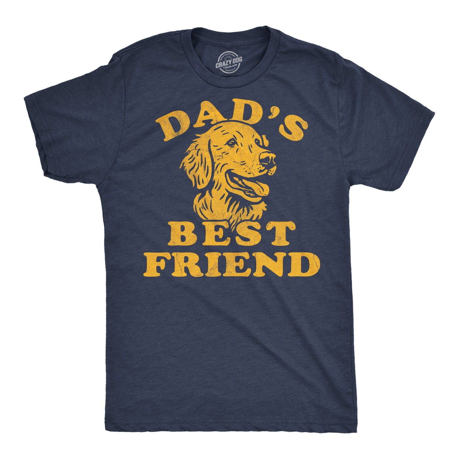 Mens Funny T Shirts Dads Best Friend Sarcastic Dog Graphic Novelty Fathers Day gallery