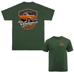 Vintage Velocity Hot Rod Garage Classic Vintage Car Automobile Graphic T-shirt