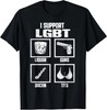 Funny Support LGBT Bisexual Transgender Lesbian Gay Unisex T-Shirt