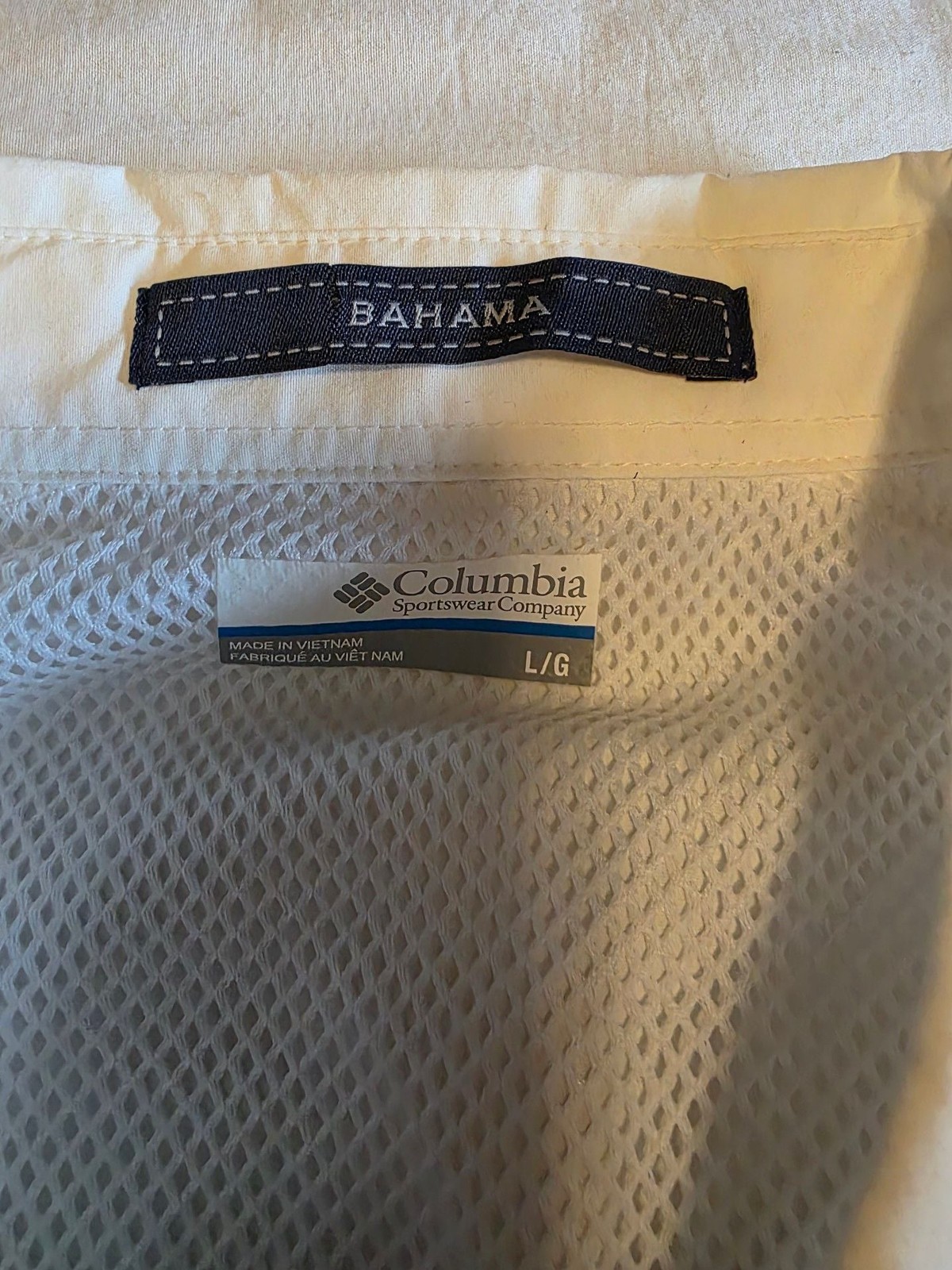 Columbia 7047 Men's White Bahama II Short-Sleeve Shirt Size XXL gallery