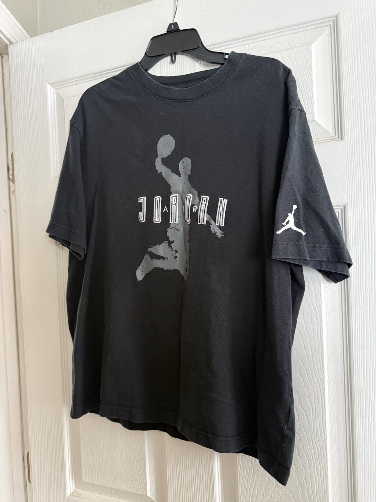 Air Jordan Jumpman Sport DNA 85 Black Grey T-Shirt DA9912 010 Men's Size Large gallery