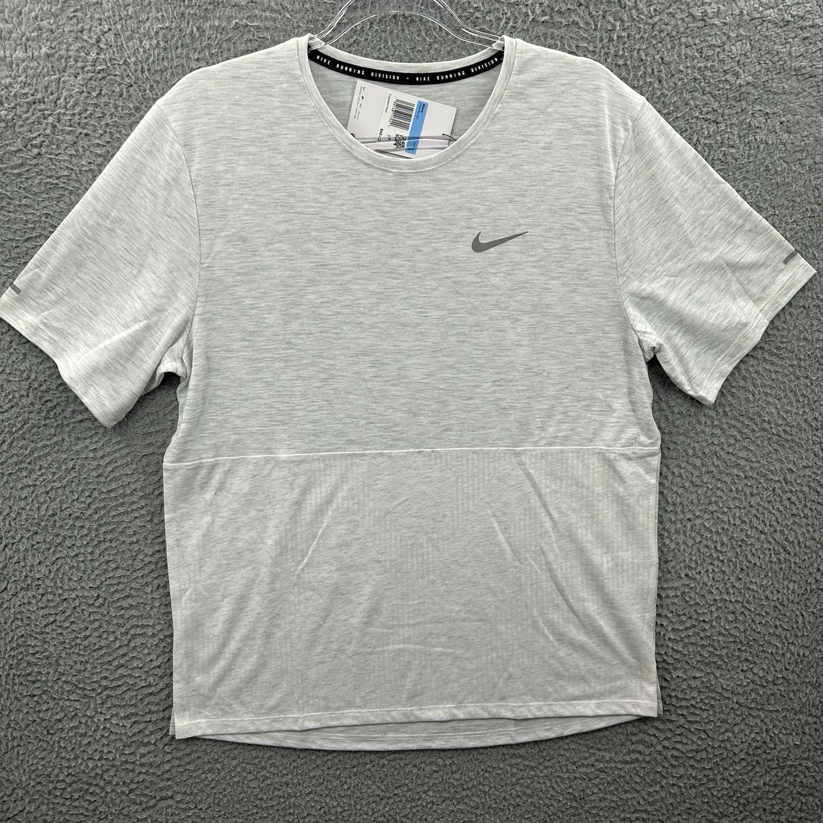 Nike Running Shirt Mens Medium Gray Dri FIT Run Division Core Training Top New gallery