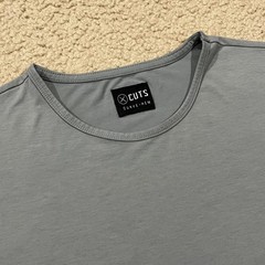 Cuts Clothing Curve Hem Pyca Pro Gray T Shirt Size 2XL