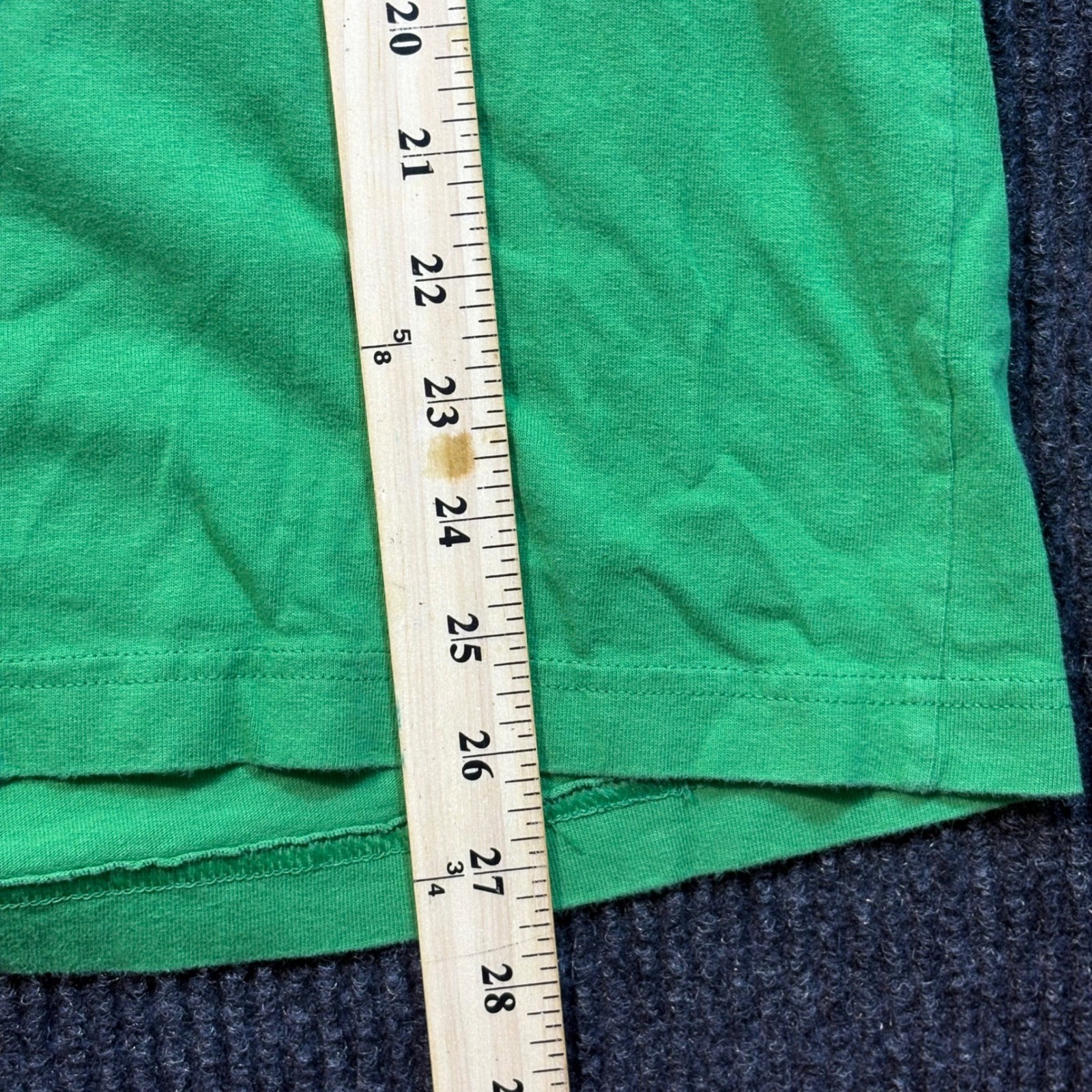 Apple T-Shirt Unisex XL Green Short Sleeve Recycled Cotton Logo Casual Tee gallery