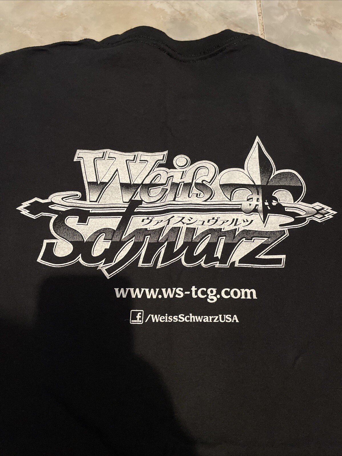 Weis Schwarz Bushiroad Japanese TCG Employee Promo T-Shirt SZ L Extremely Rare gallery