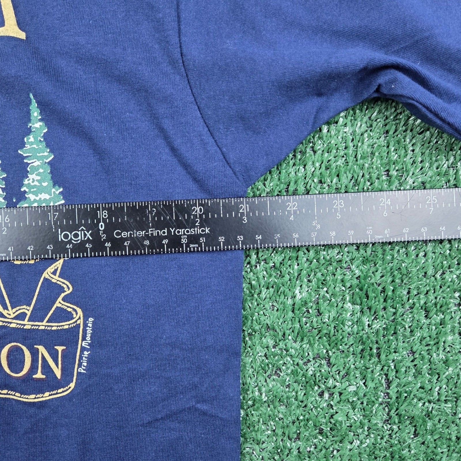 Prairie Mountain Alaska American Tradition Navy Blue Single Stitch TShirt Mens L gallery