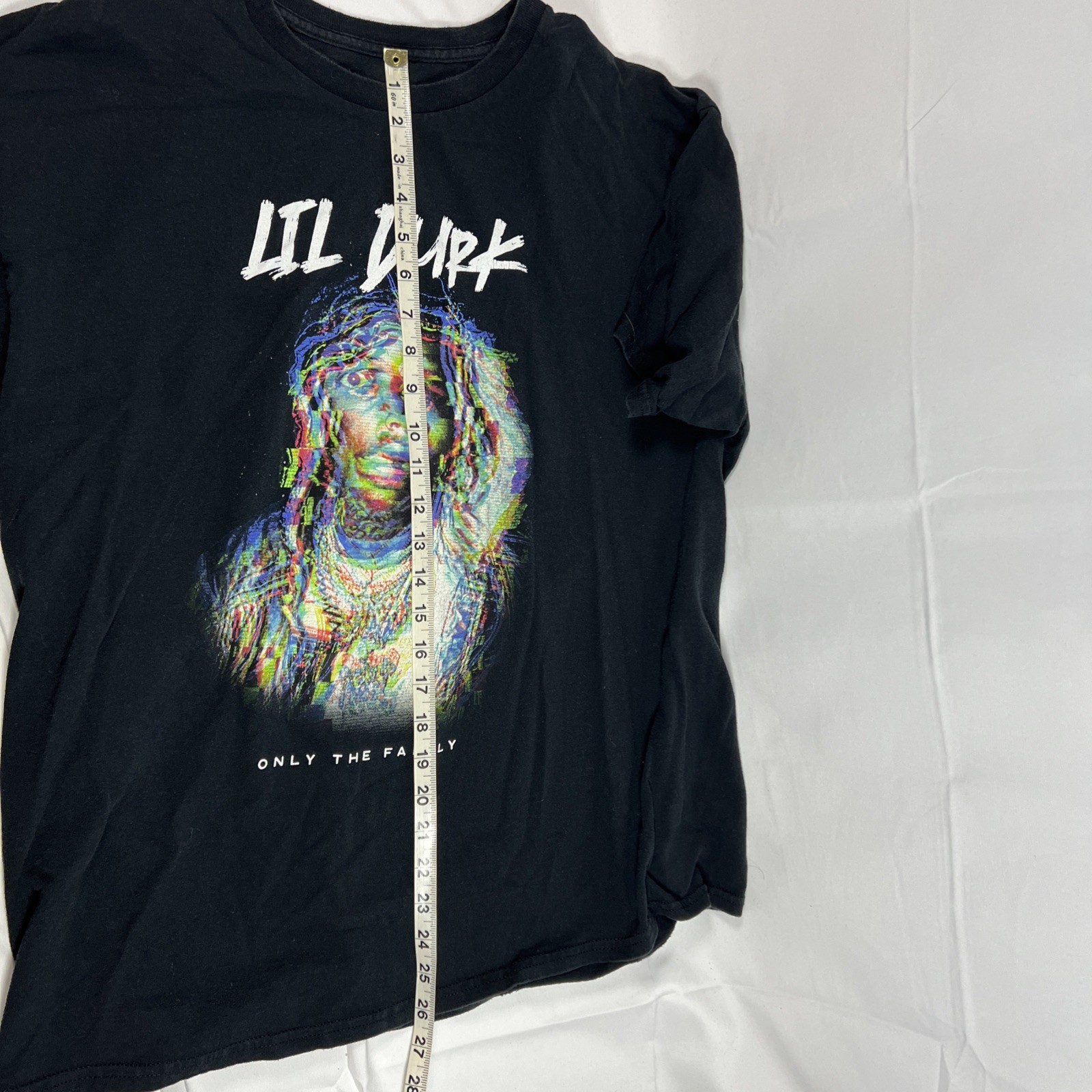 Lil Durk Shirt Mens XL Black Blue Rap Hip Hop Music Concert OTF Only Family gallery