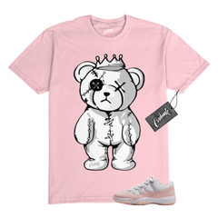 11 Low Legend Pink White Soft Medium Dunk T Shirt to Match CROWN Jordan