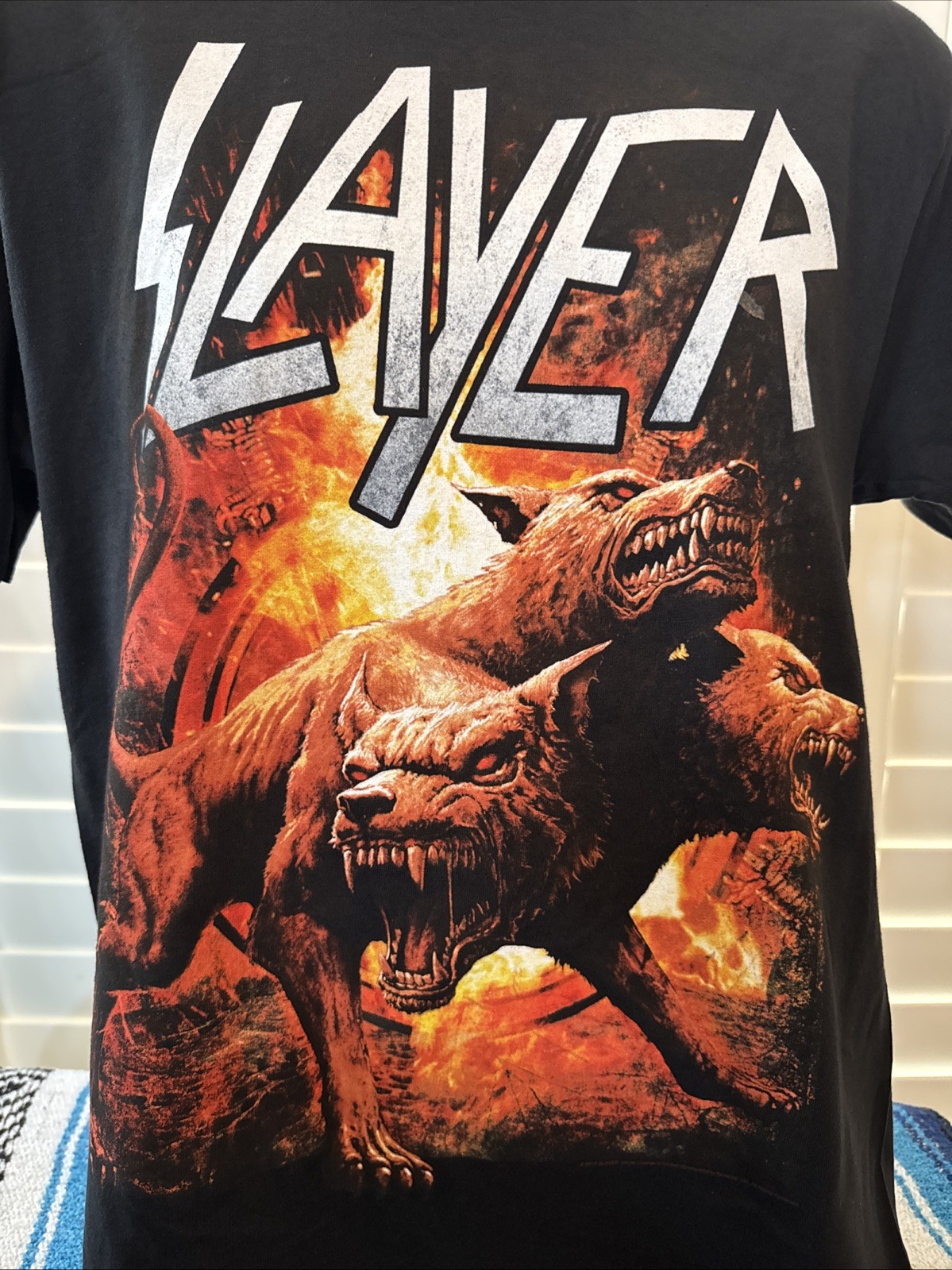 2017 Official Slayer North America Tour Metal Rock Band Shirt Size Medium New gallery