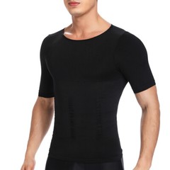 Men Slimming Body Shaper Posture Corrector Vest Abdomen Compression Shirt Top