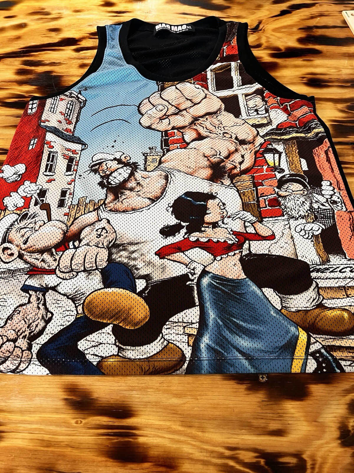 MAO MAO Sleeveless Graphic Print Shirt Colorful Punk Streetwear Hip Hop Grunge gallery