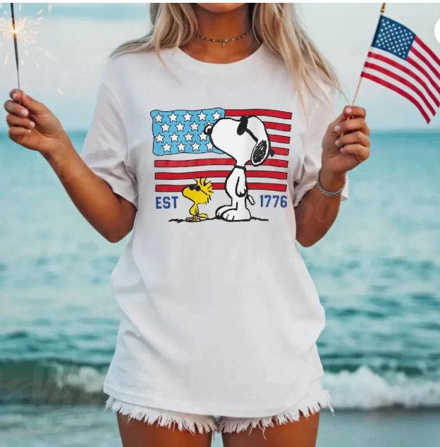 America 250th Anniversary Shirt, Patriotic Snoopy Tee, Funny 4th Of July Shirt gallery