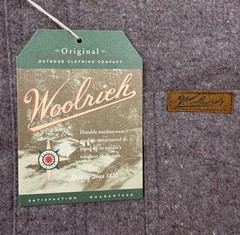 NEW WOOLRICH Mens XL Solid Brown Long Sleeve Flannel Sportsman Chamois Shirt