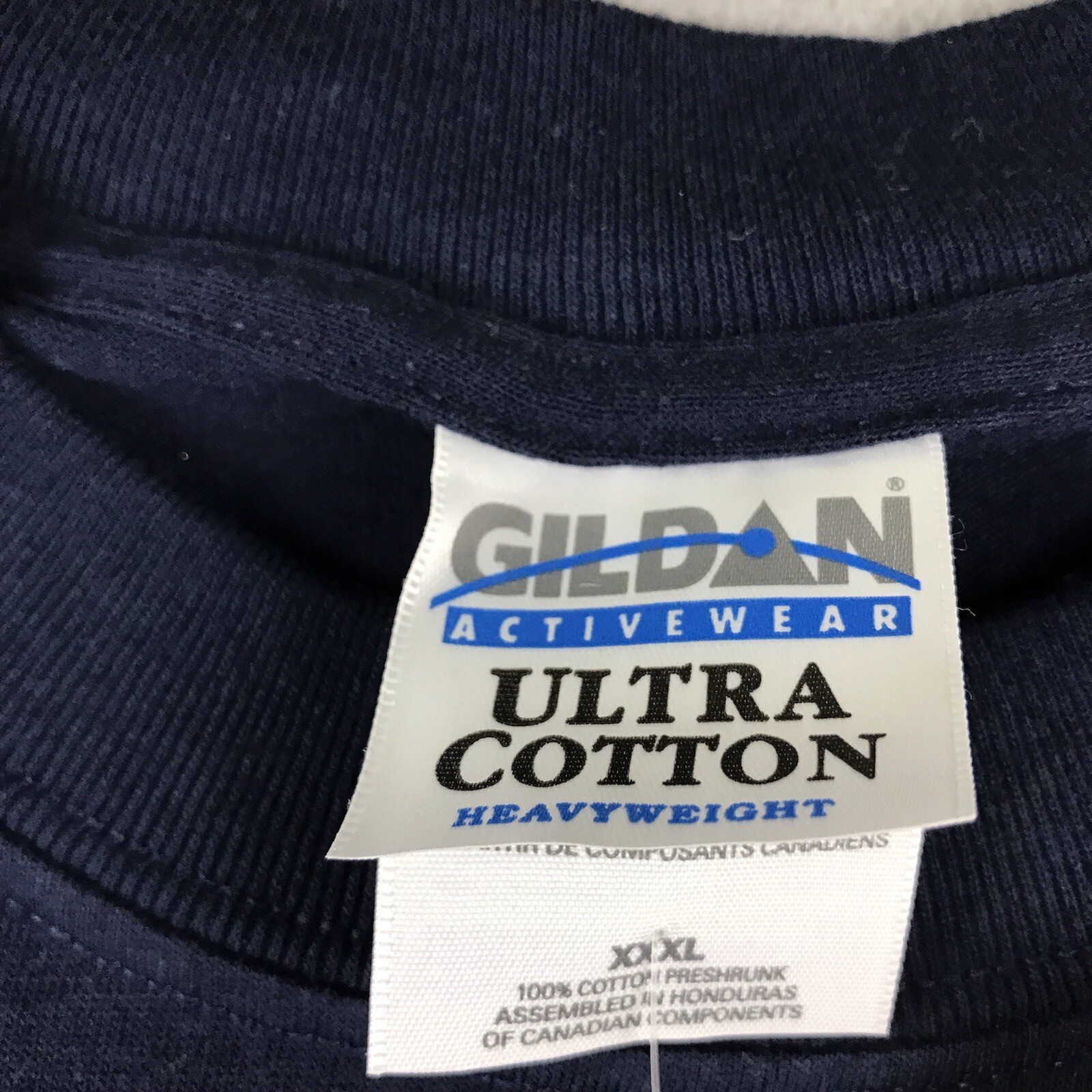 Maine Quilts Shirt Mens 3XL Blue Crew Neck Short Sleeves Crossroad Designs NWT gallery