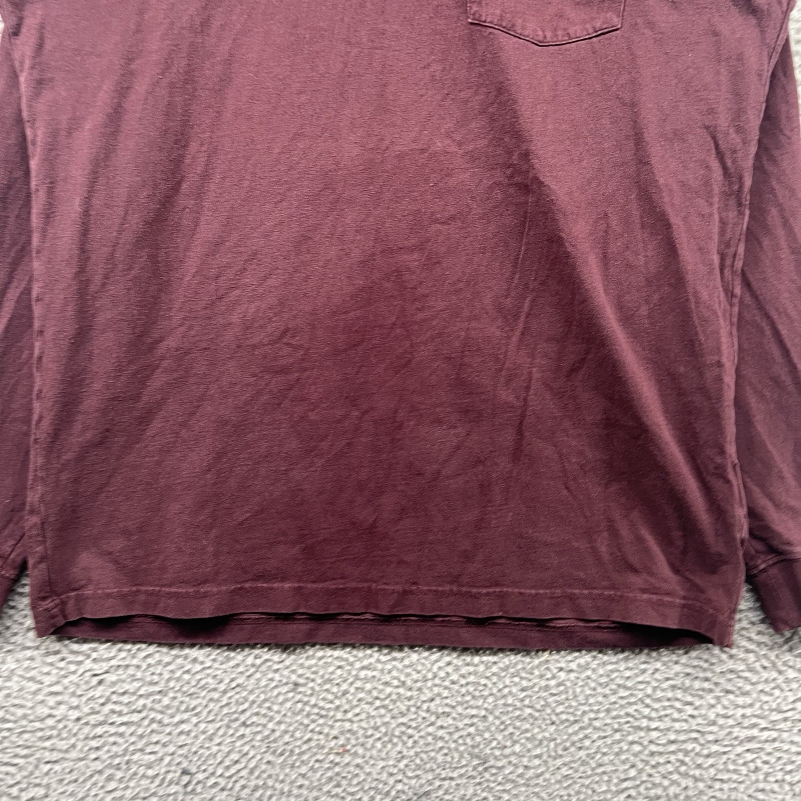 Carhartt Shirt Mens Large Tall LT Red Pocket T Relaxed Loose Long Sleeve Crew gallery