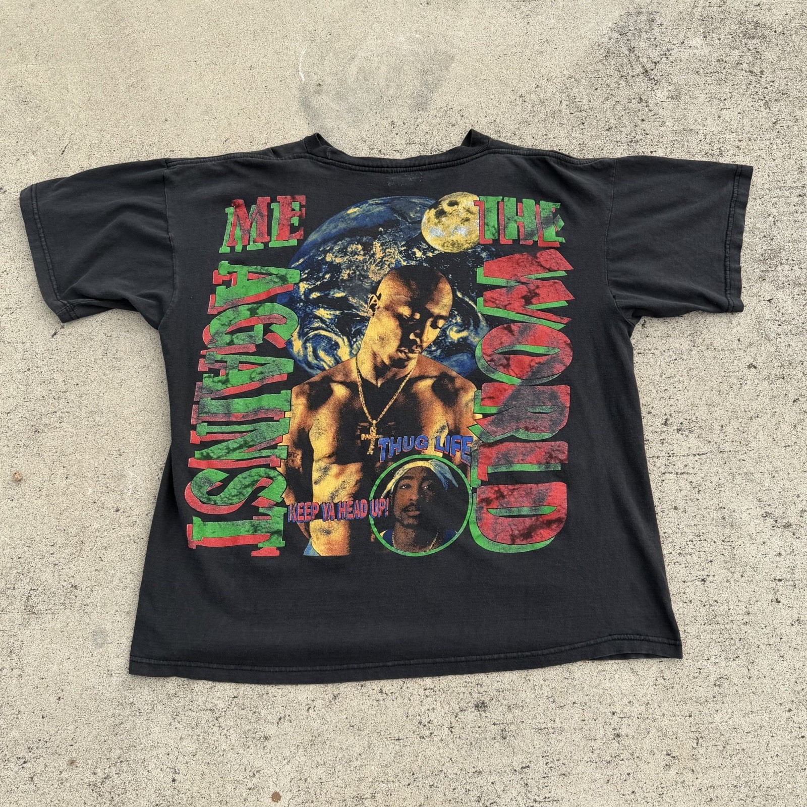 VINTAGE TUPAC 2PAC STOP THE VIOLENCE XL SHIRT MEMORIAL rap tee dr dre snoop dogg gallery