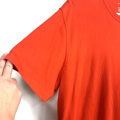 Saddlebred Men’s Solid Orange Pocket Round Neck Short Casual Sleeve T-Shirt Sz L