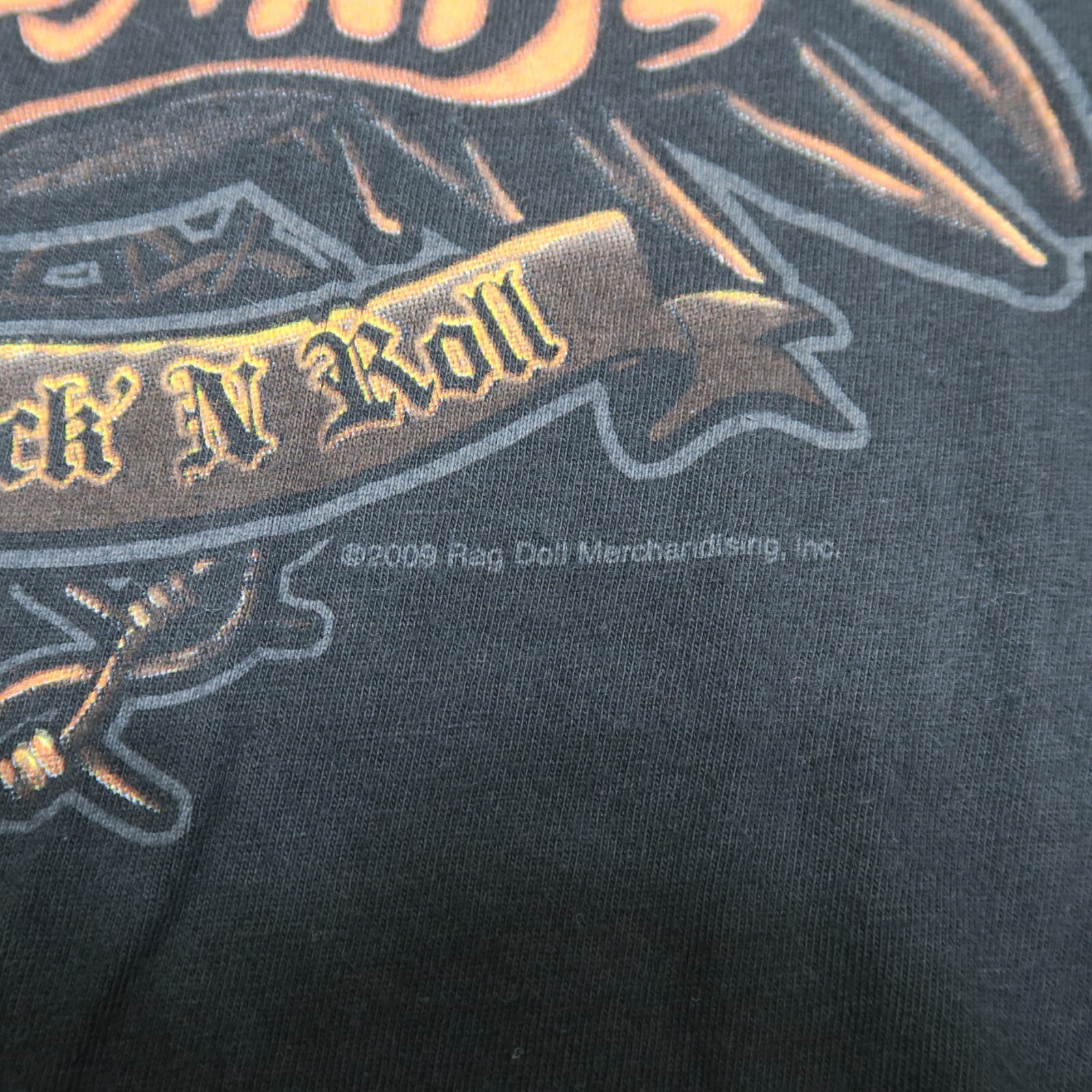 2009 Aerosmith Graphic T-Shirt Mens 2XL Black Short Sleeve Pullover Crew Neck gallery