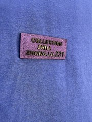 RARE Colorblock Cargo Pocket Nylon Tee BluePink Oversized Streetwear Gorpcore L