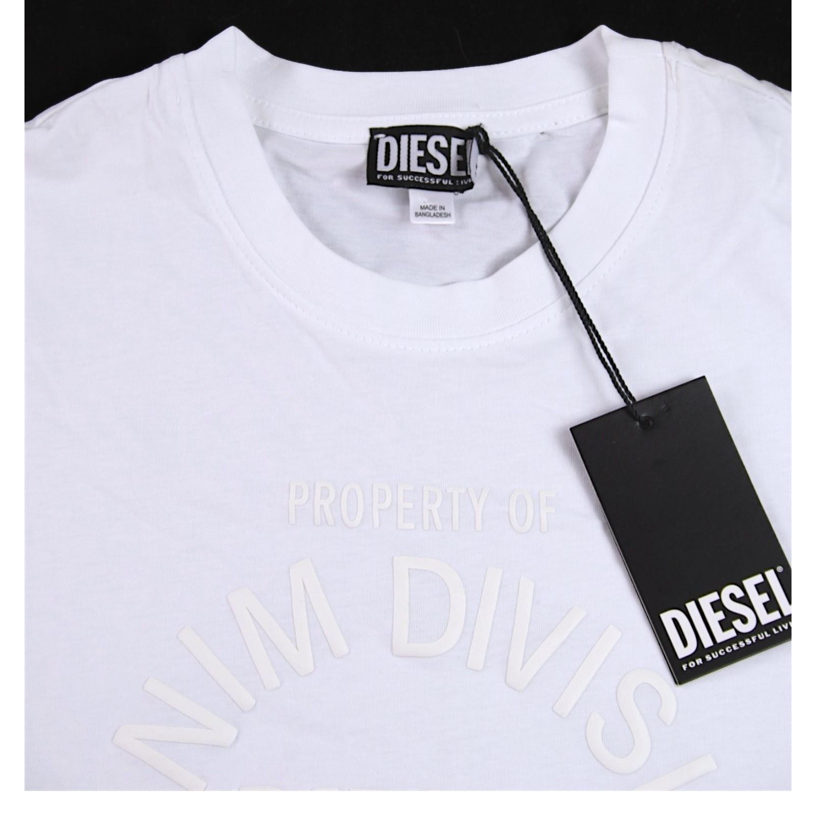 Diesel T-Shirt Mens M White Denim Division 78 Graphic Short Sleeve Tee $80 NEW gallery