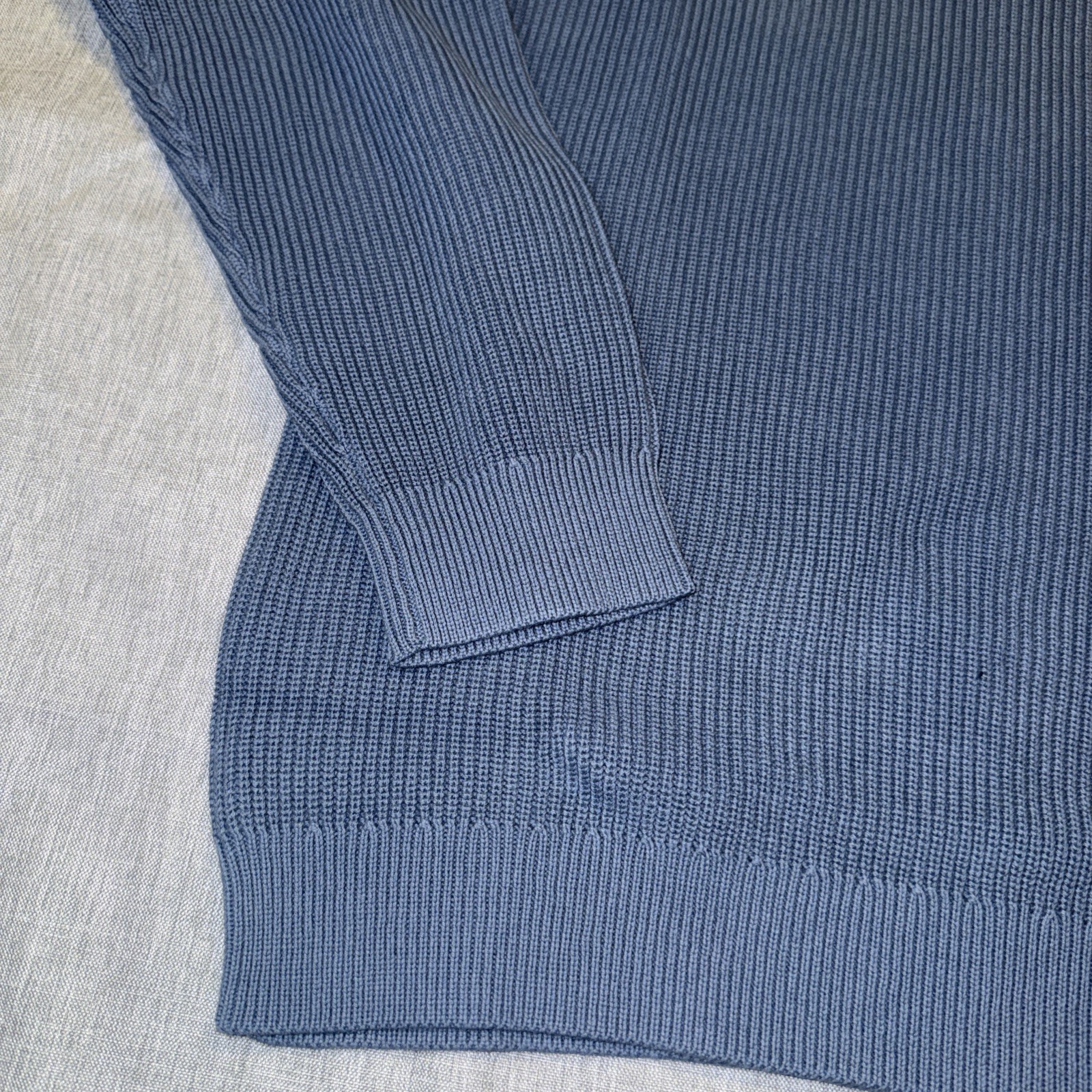 Cotton Knitted Textured Crew Neck Sweater-L-Tailored Athlete gallery