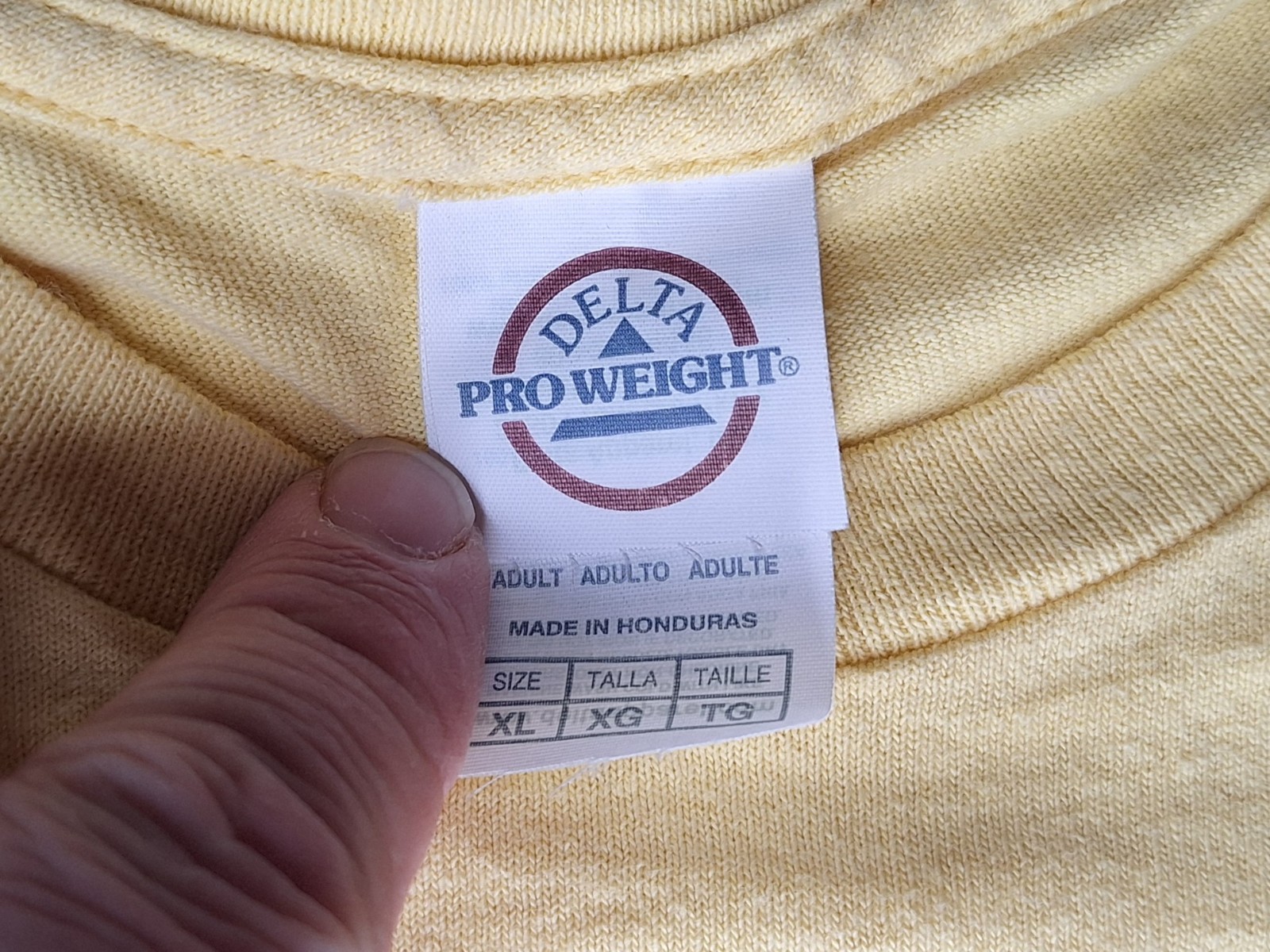2018 CBS Hawaii Five-O TV Show Yellow Cotton T-shirt Size XL Delta gallery