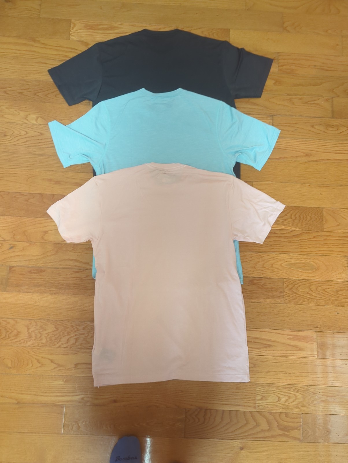 Lot Of 3 North Face Mens Shirts. Medium. Dark grey, Blue And Peach. NWOT READ gallery