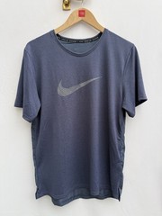 Nike Running Division Dri-FIT Miler Running T Shirt Blue Reflective Mens Medium