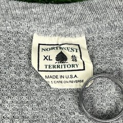 Vintage 70s Northwest Territory Thermal Waffle Knit Long Sleeve Shirt Men’s XL