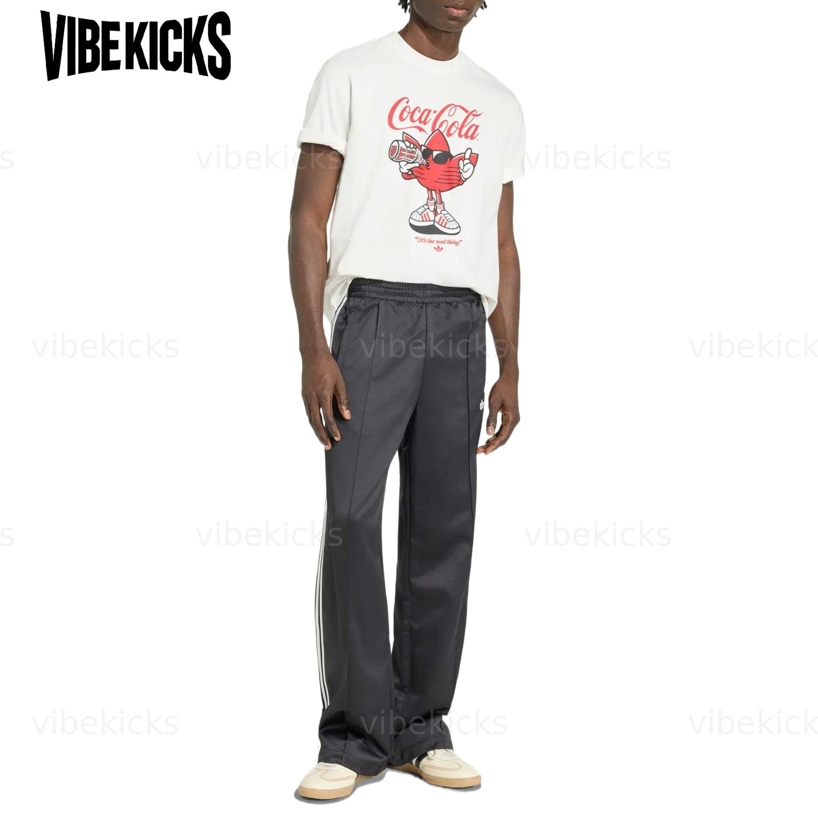 Adidas Originals X Coca Cola T Shirts Men's White Crew Neck Moderate KY2109 New gallery